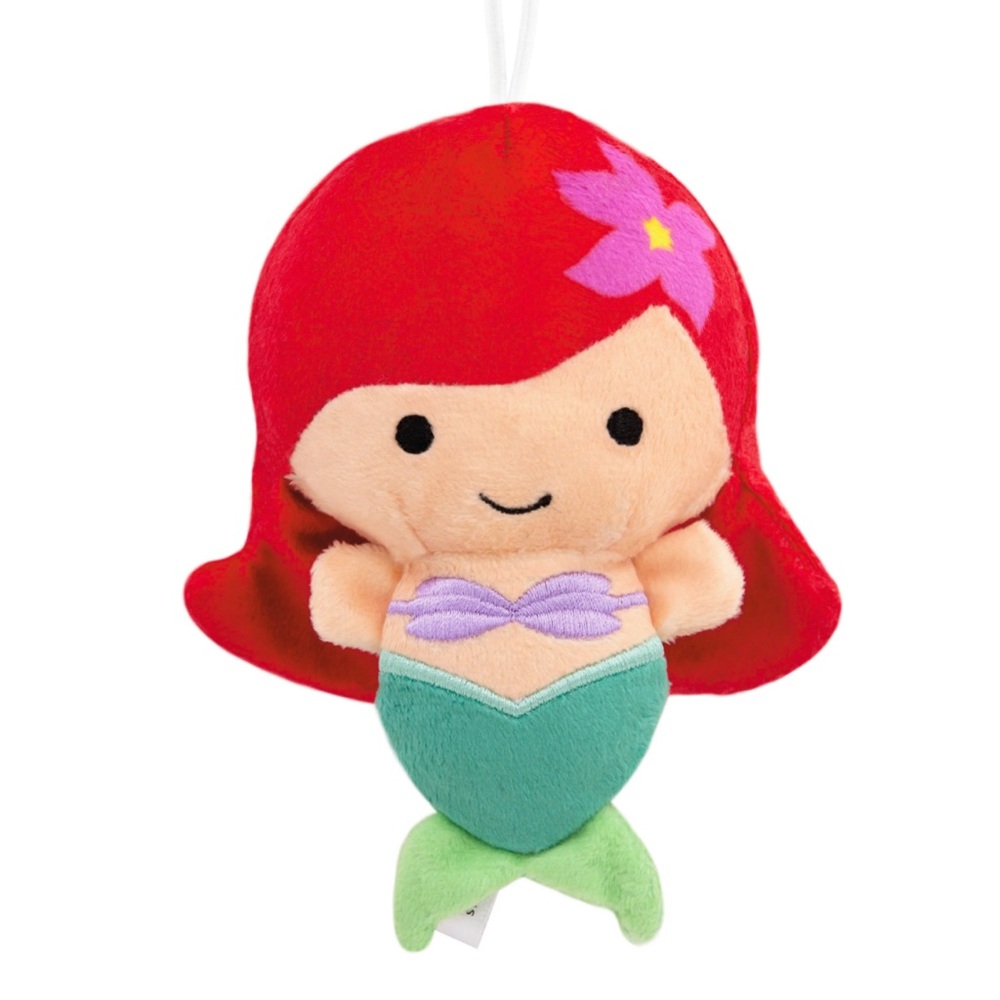 BNWT Hallmark Christmas Ornament Disney The Little Mermaid Ariel Plush Hanger